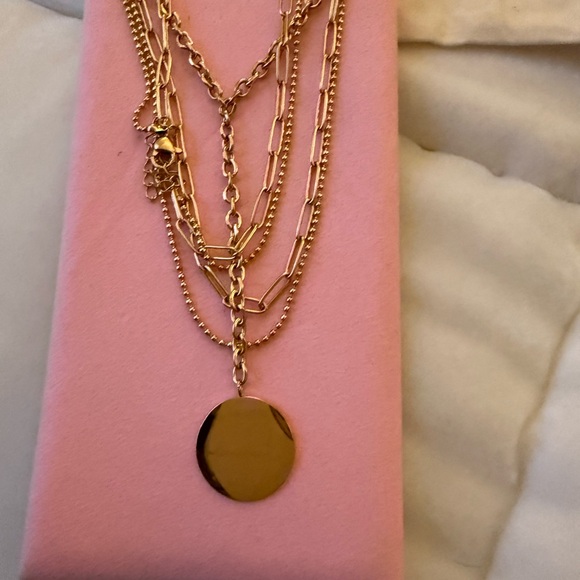 Victoria Emerson Gold Multi-Layer Necklace - Picture 2 of 3